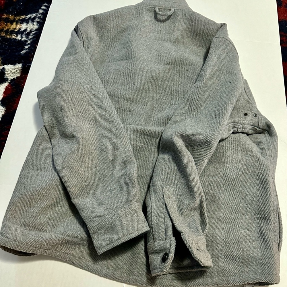 Jachs Men’s Gray Heavyweight Shirt Jacket | Size … - image 6